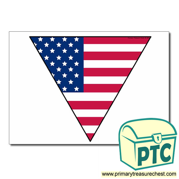 free printable american flag bunting