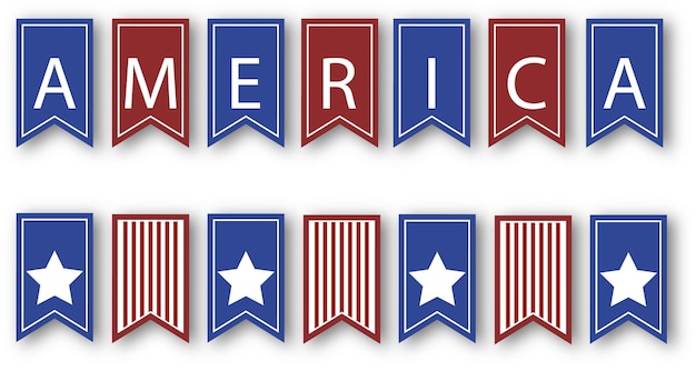 free printable american flag bunting