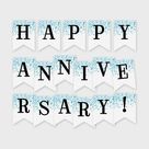 free printable anniversary banner