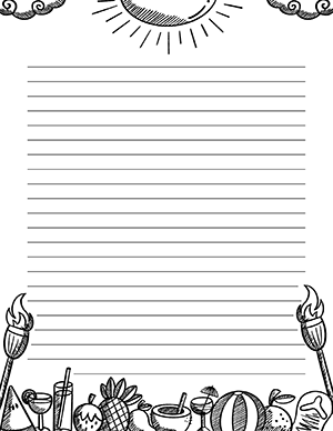 free printable army stationery paper