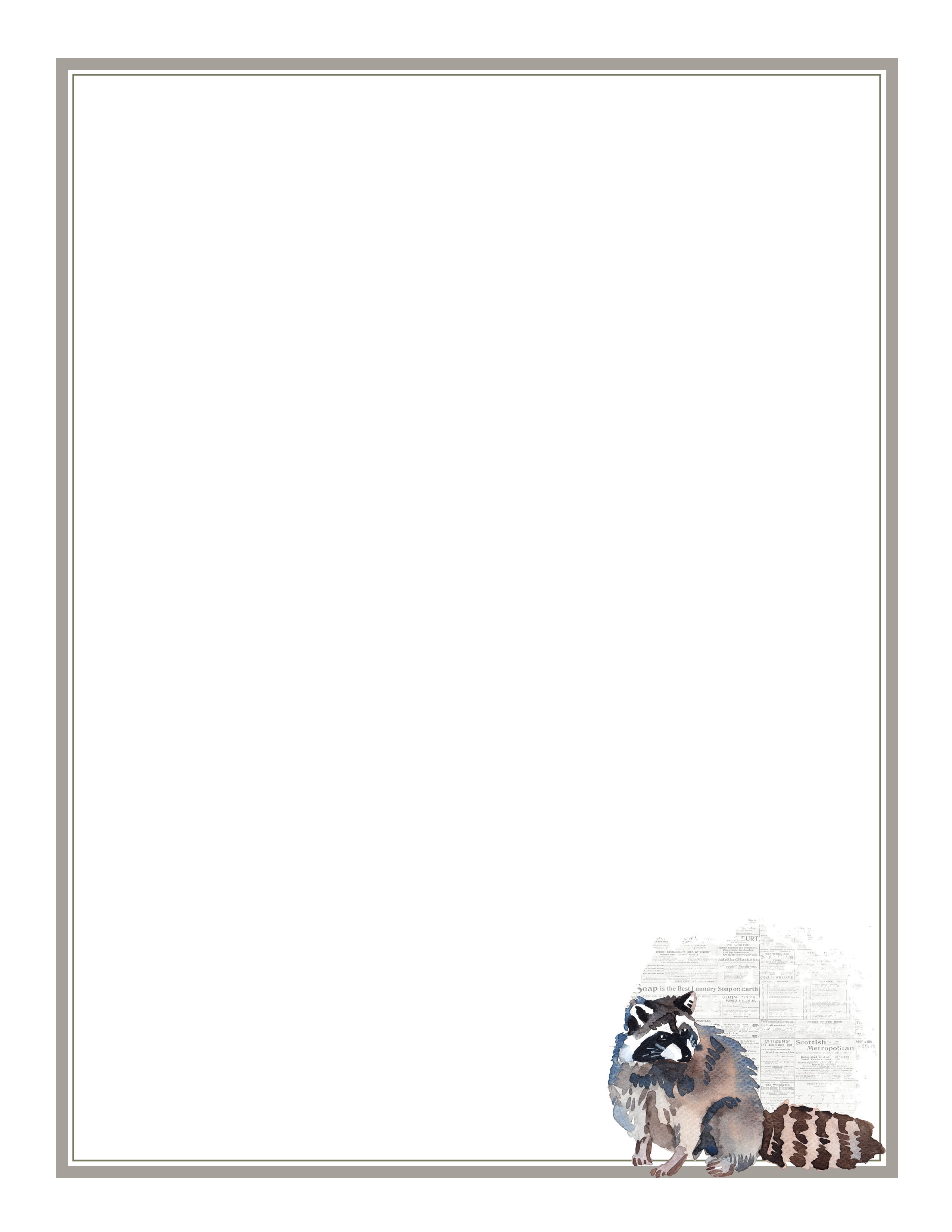 free printable army stationery paper