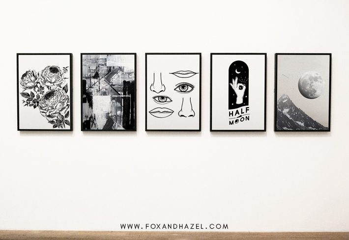 55 More Free Black and White Art Printables | Fox + Hazel