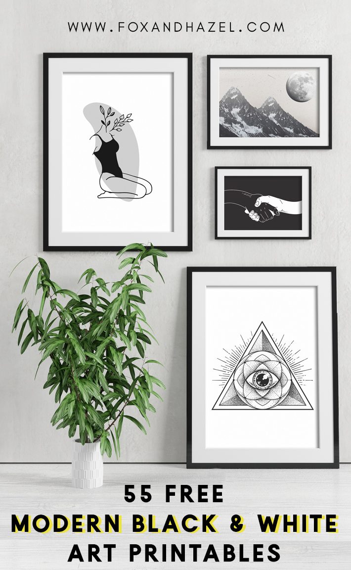 free printable art black and white