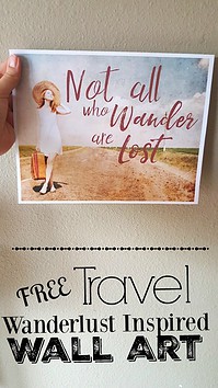 free printable art travel