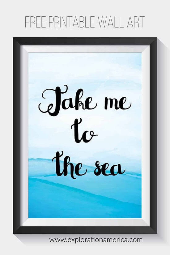 free printable art travel