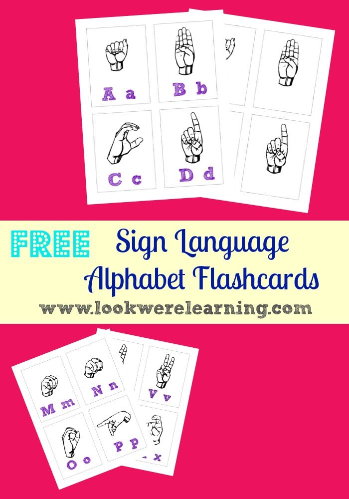 free printable asl alphabet flash cards