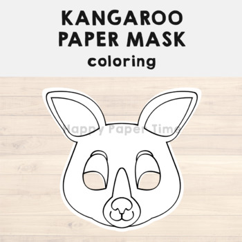 free printable australian animal masks
