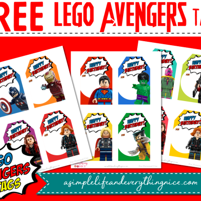 free printable avengers thank you tags