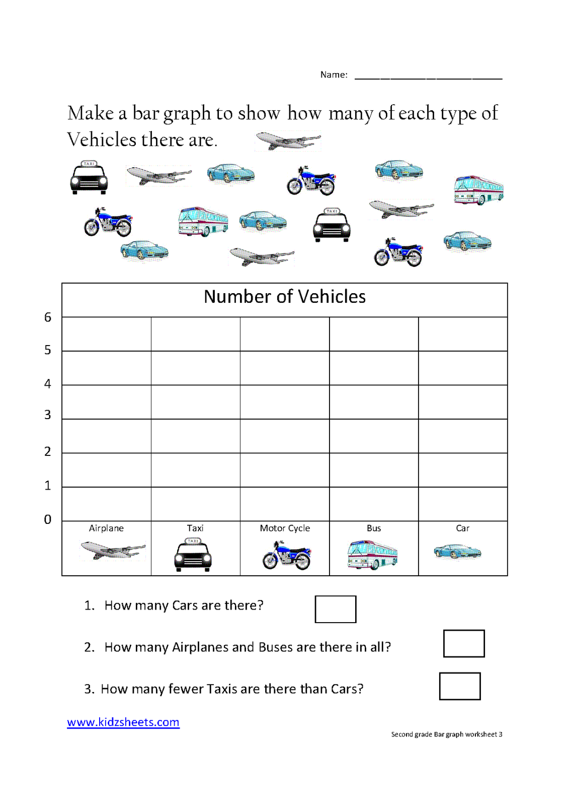 free printable bar graph worksheet