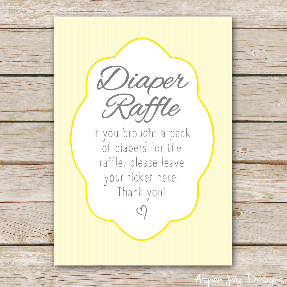 free printable baseball diaper raffle tickets