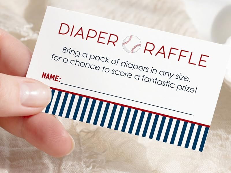 free printable baseball diaper raffle tickets