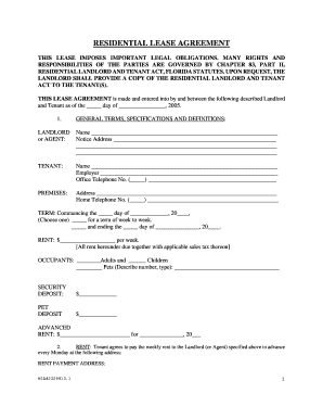 rental agreement pdf Forms and Templates - Fillable &  Printable ...
