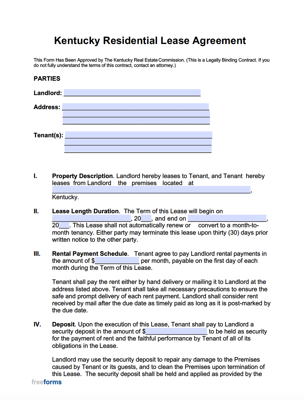 free-kentucky-rental-lease-agreement-templates-pdf-word-worksheets-library for Free Printable Lease Agreement Ohio Free Kentucky Rental Lease Agreement Templates | PDF | WORD - Worksheets Library for Free Printable Lease Agreement Ohio