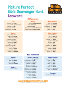 free printable bible scavenger hunt