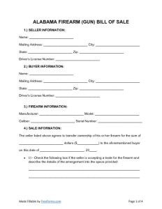 free printable bill of sale alabama