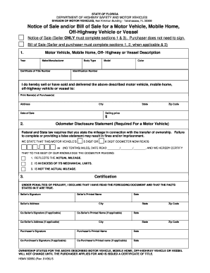 free printable bill of sale for utv