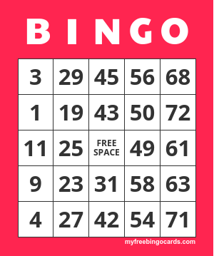 free printable bingo card creator