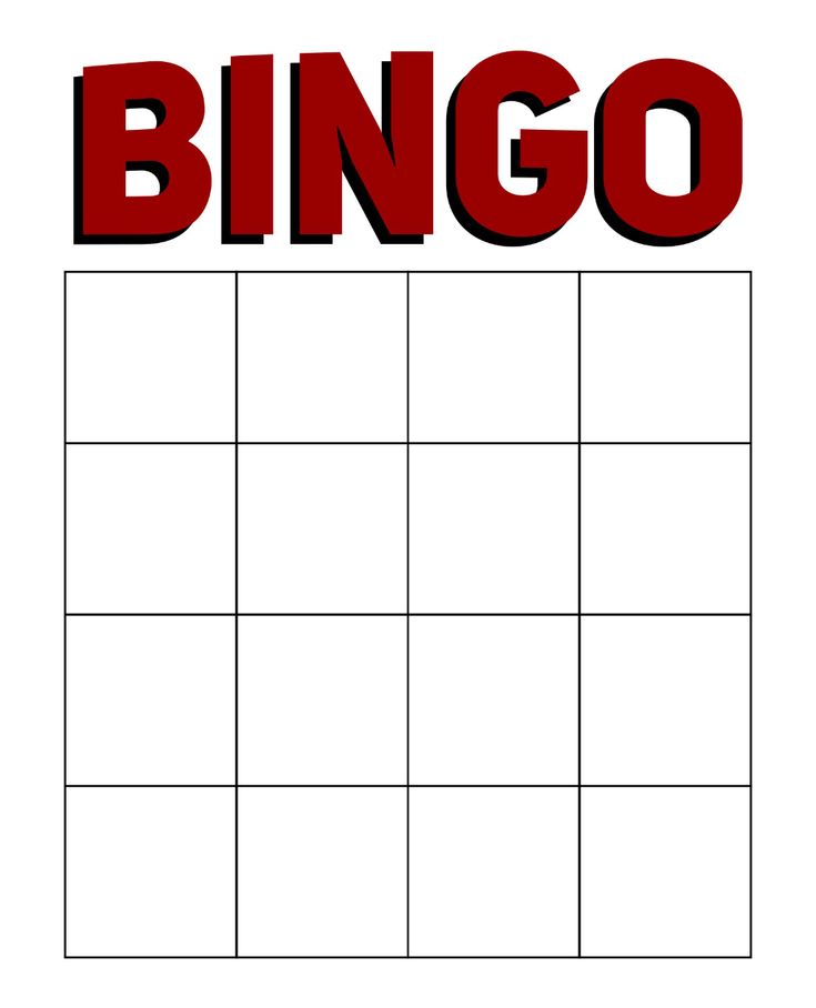 Bingo Template - 10 Free PDF Printables | Printablee