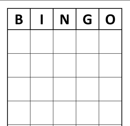 free printable bingo card creator