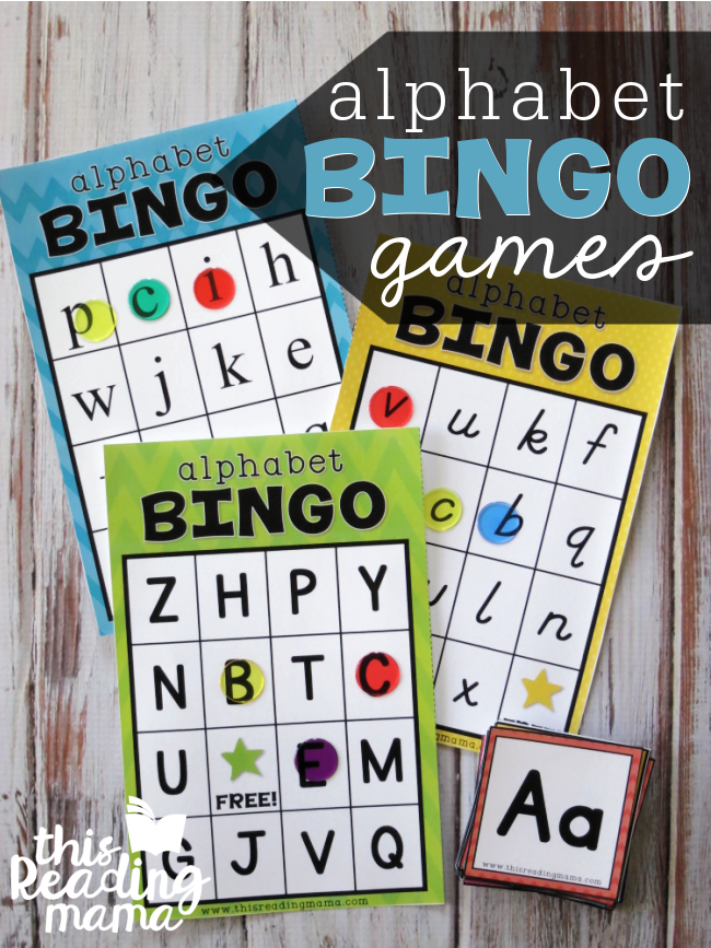 Printable Alphabet BINGO {FREE!} - This Reading Mama