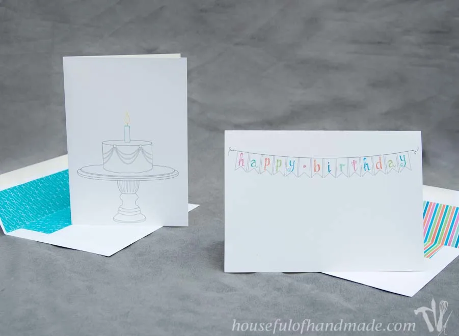 free printable birthday cards insert photo