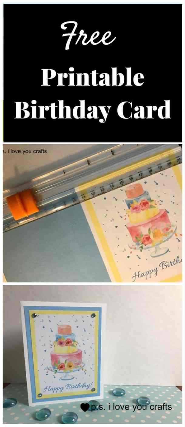 free printable birthday cards you can add photos