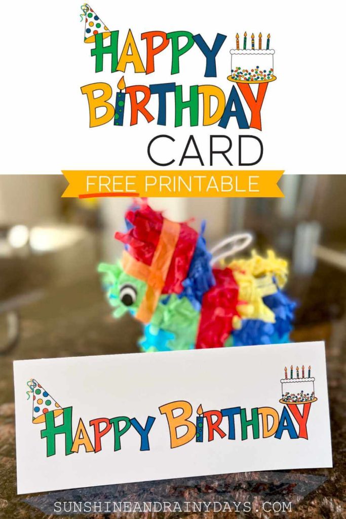 free printable birthday cards you can add photos