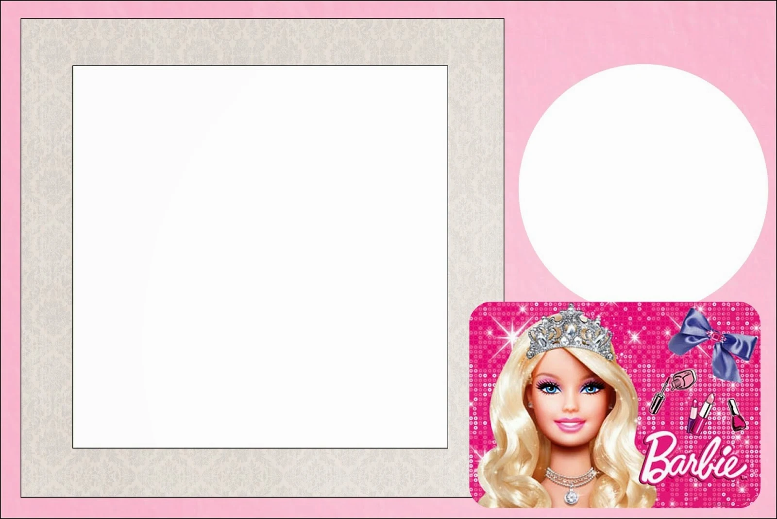 free printable birthday invitations barbie