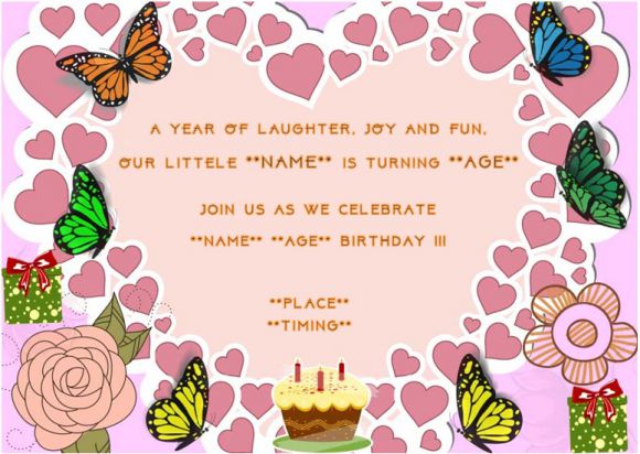 free printable birthday invitations butterfly