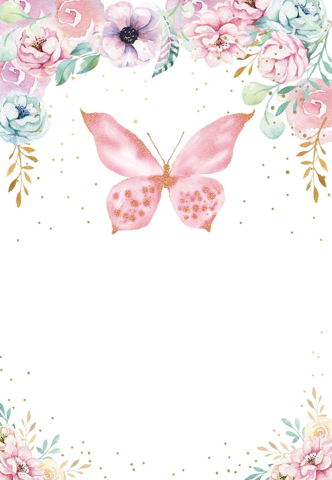 free printable birthday invitations butterfly