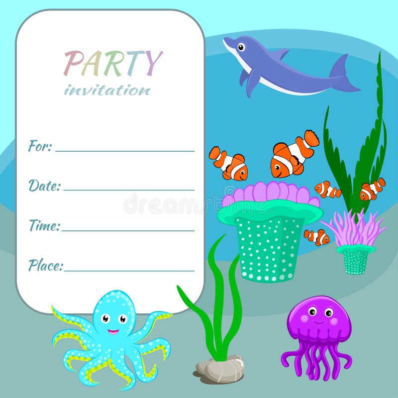 free printable birthday invitations dolphins