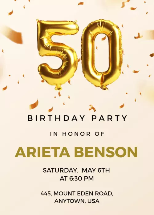 free printable birthday invitations for her