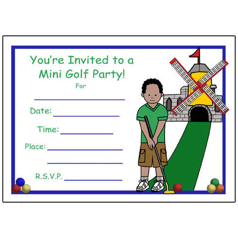 New in the shop: Golf birthday party printables kit! - Chickabug