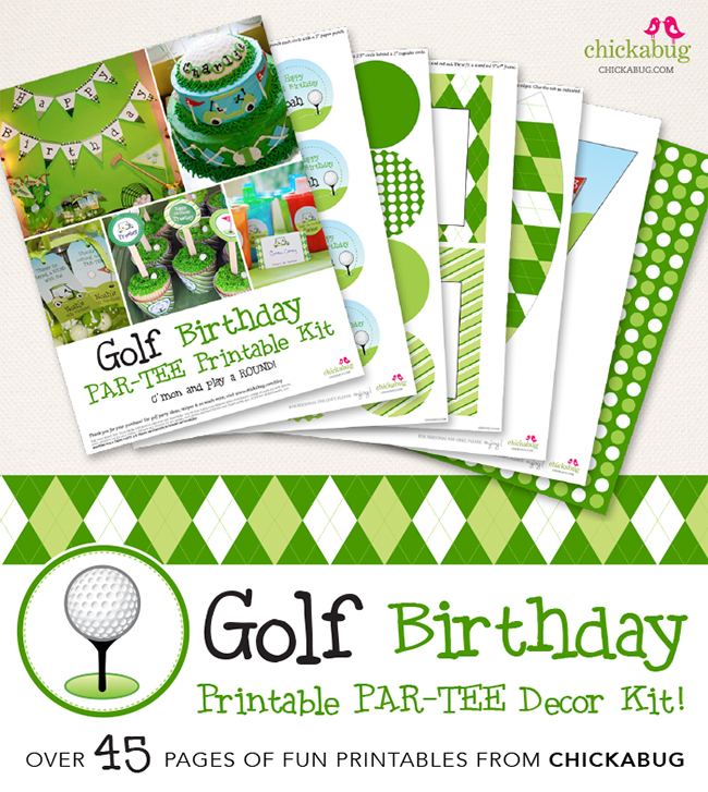 free printable birthday invitations golf