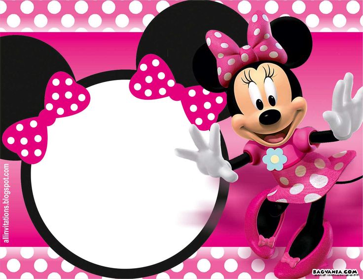free printable birthday invitations minnie mouse