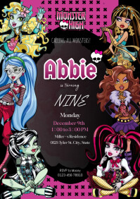 79.4K+ Free Templates for Monster high birthday | PosterMyWall