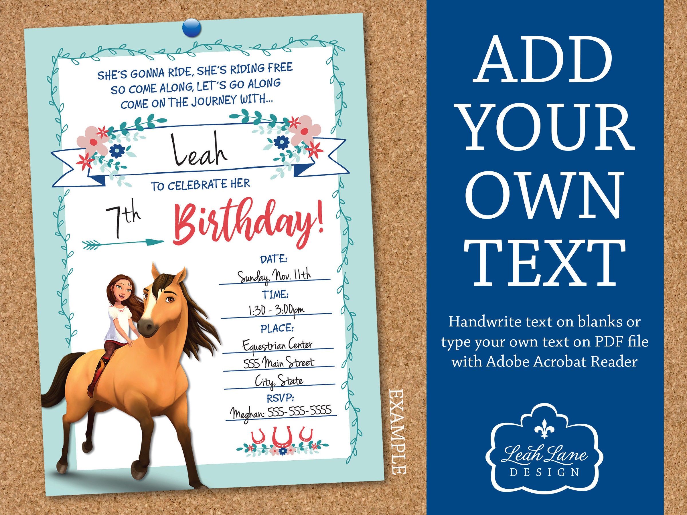 free printable birthday invitations pdf