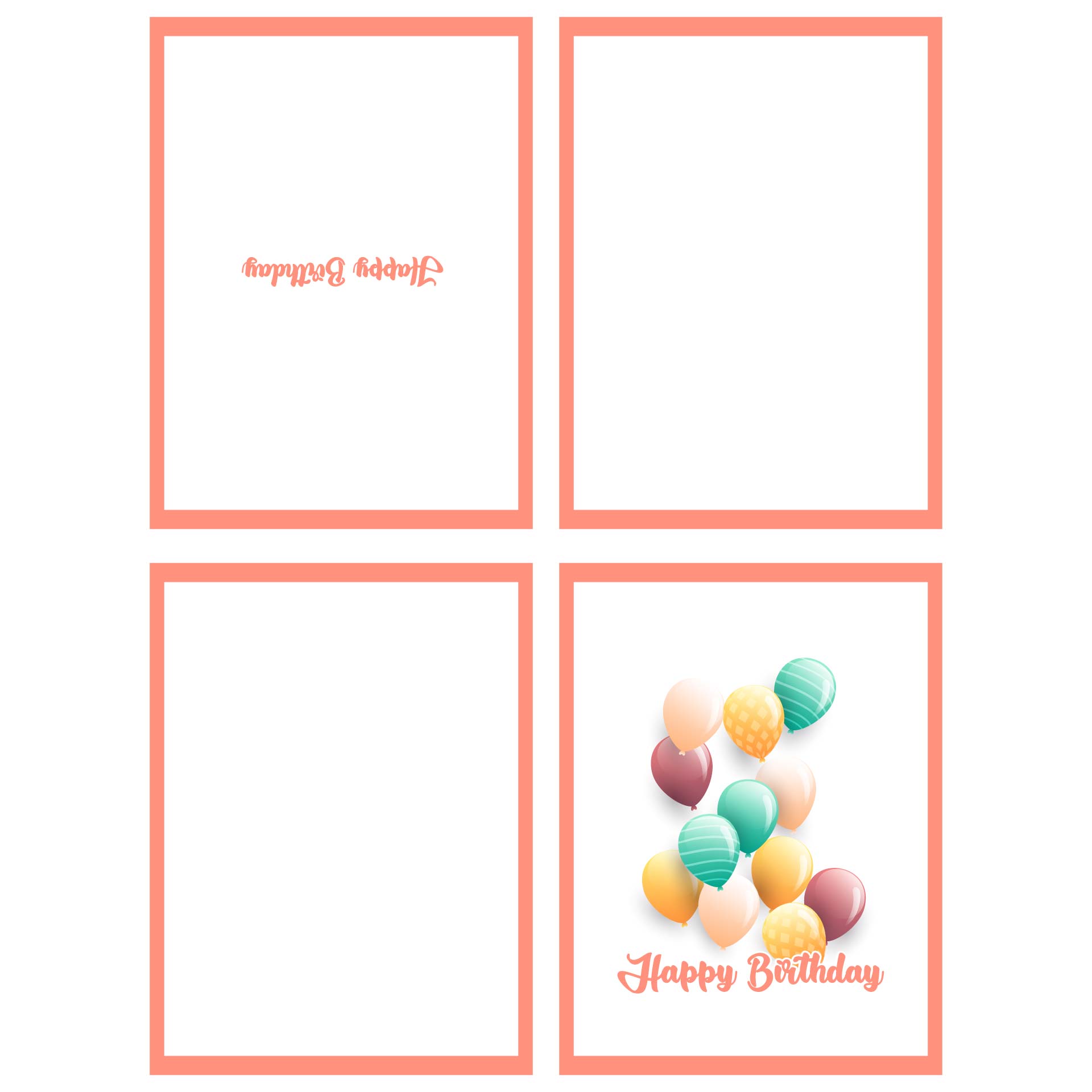 Free Printable Foldable Birthday Invitations Free Printable Foldable Birthday Invitations