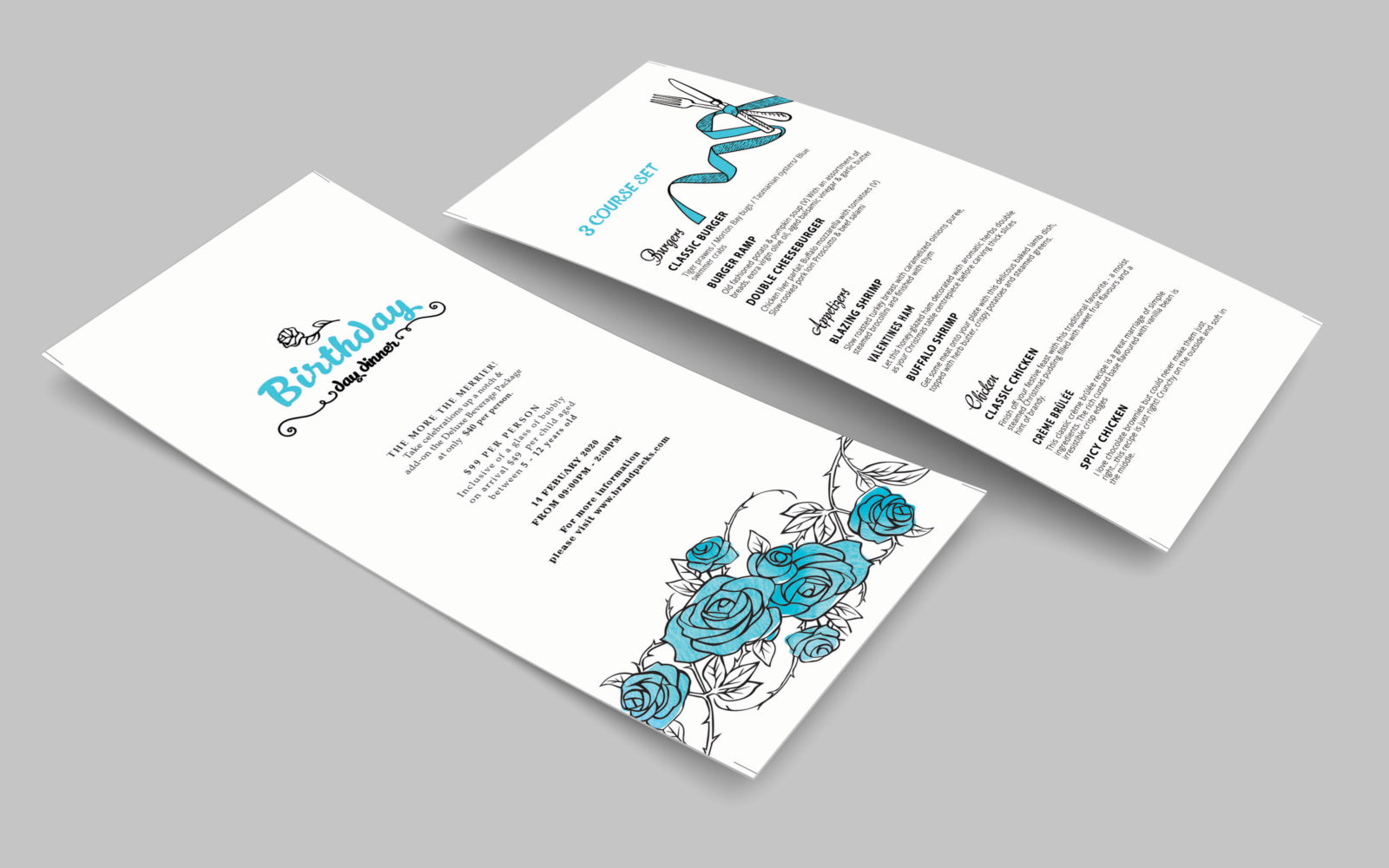 free printable birthday invitations quarter fold