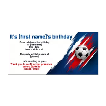 free printable birthday invitations soccer themed