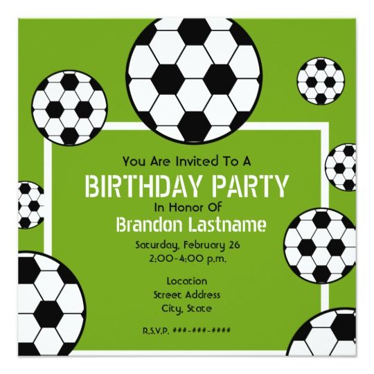 free printable birthday invitations soccer themed