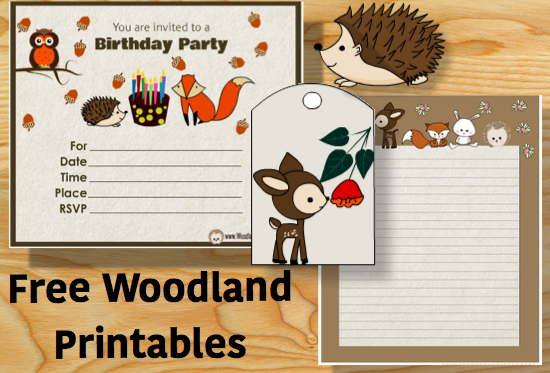 Free free printable birthday invitations woodland, Download Free free ...