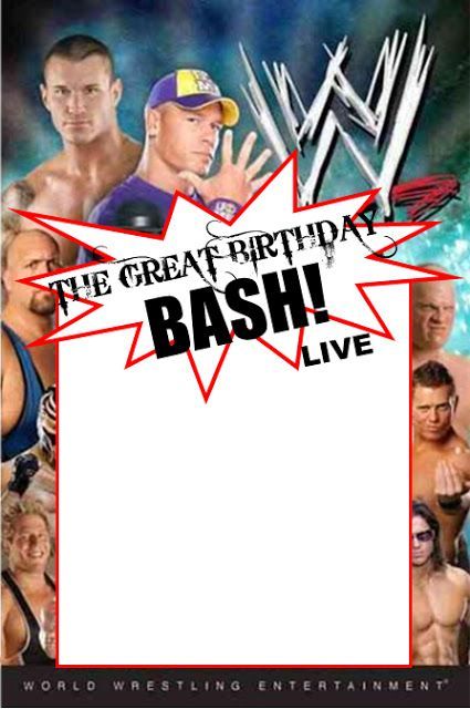WWE Birthday Invitations - 10 Free PDF Printables | Printablee