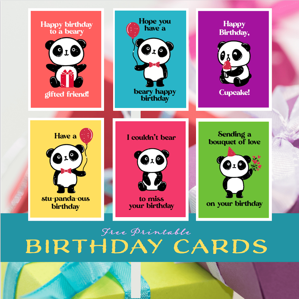 Free Printable Birthday Cards - Flanders Family Home Life