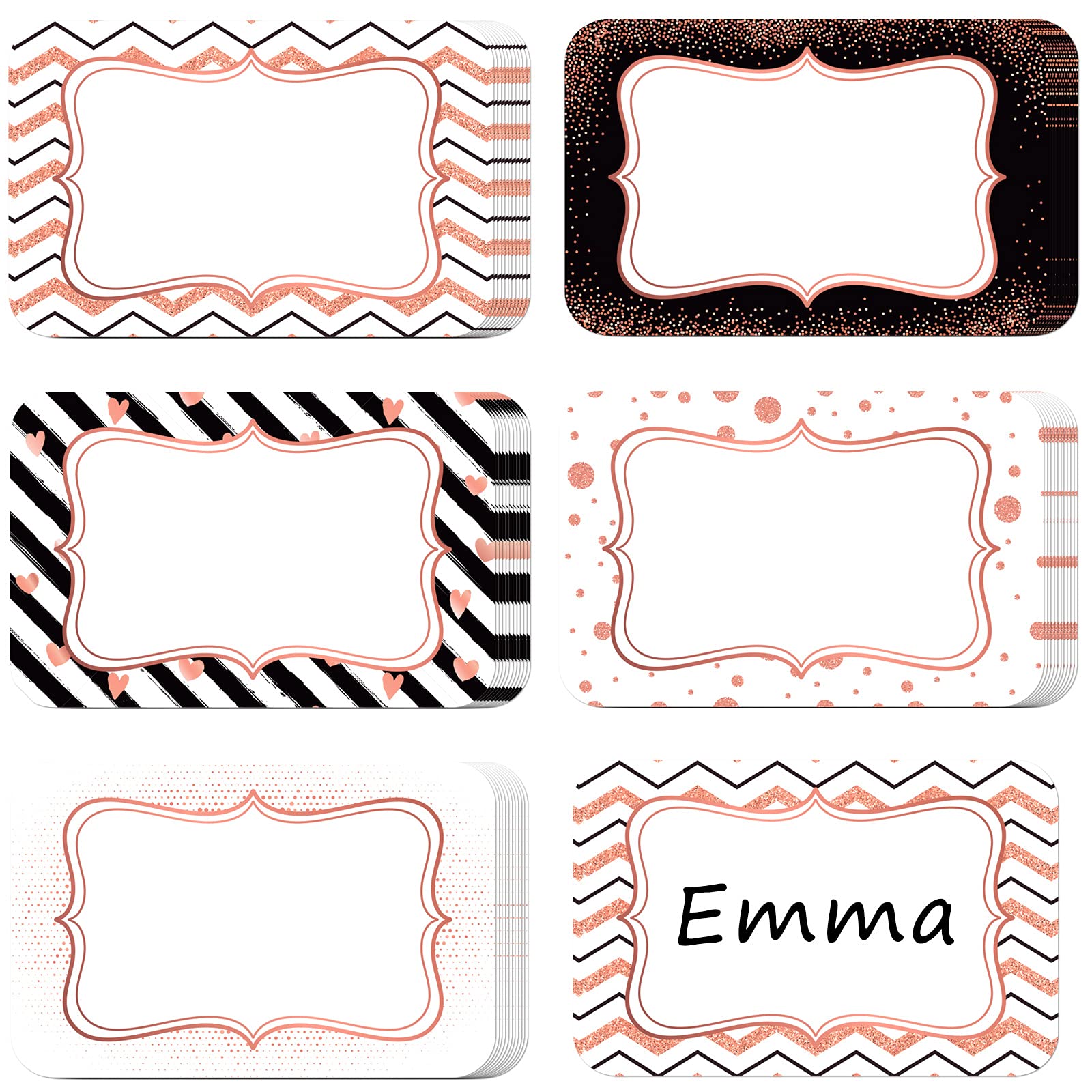 Borders Name Tags