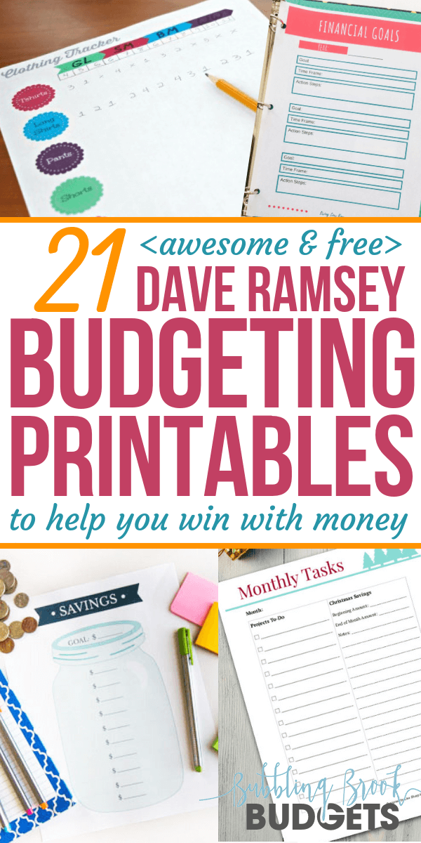 free printable budget worksheet dave ramsey
