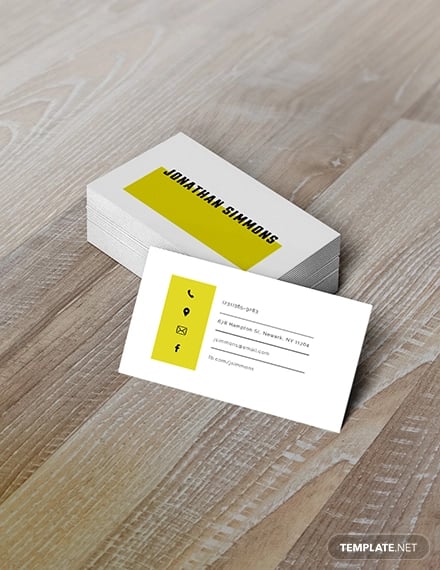 16+ Free Printable Business Card Templates- Word, PSD, AI