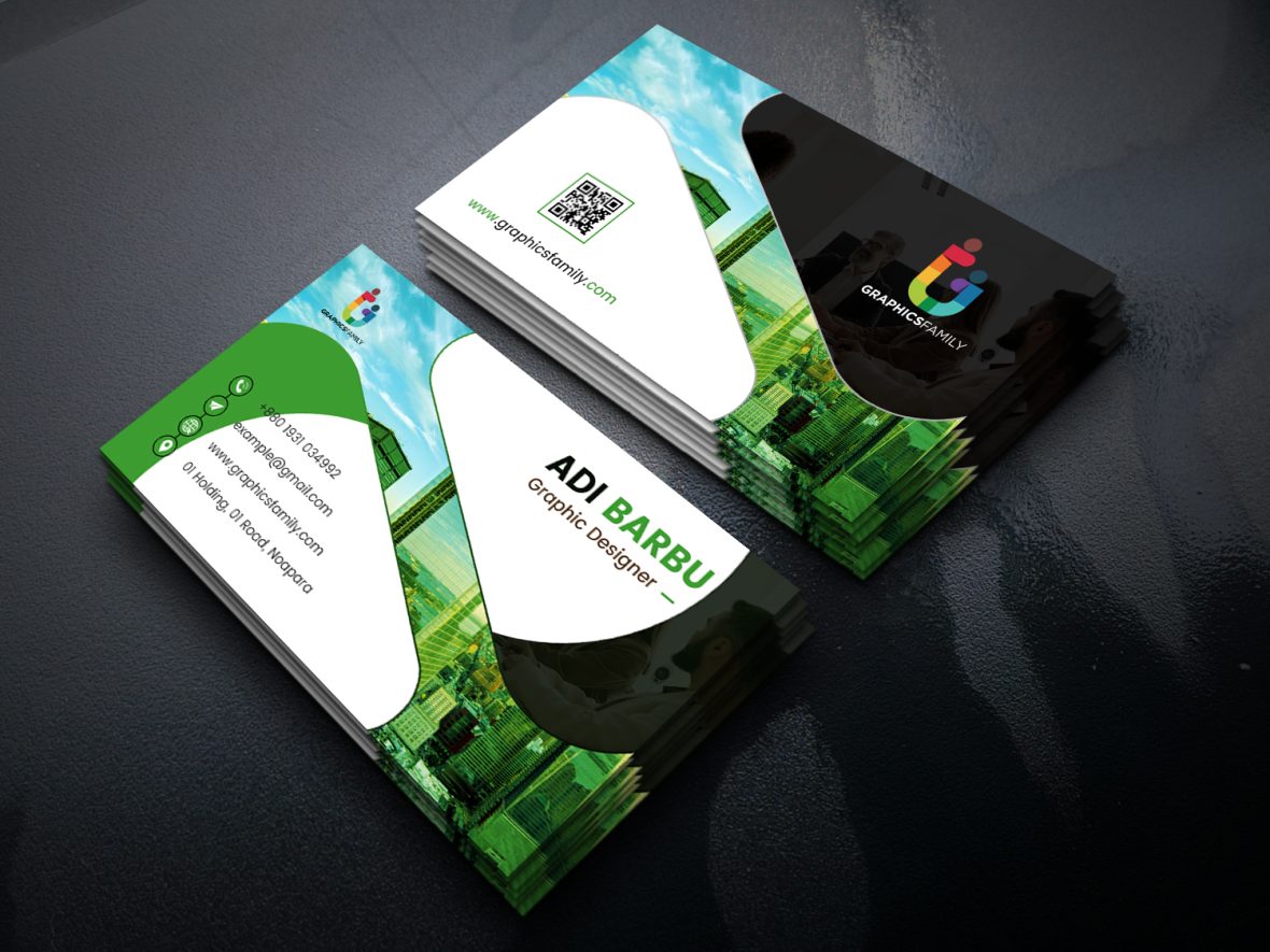 Print business card template Royalty Free Vector Image