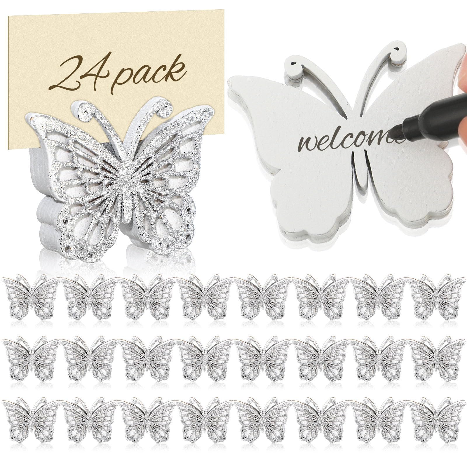 free printable butterfly place cards