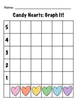 free printable candy heart graph